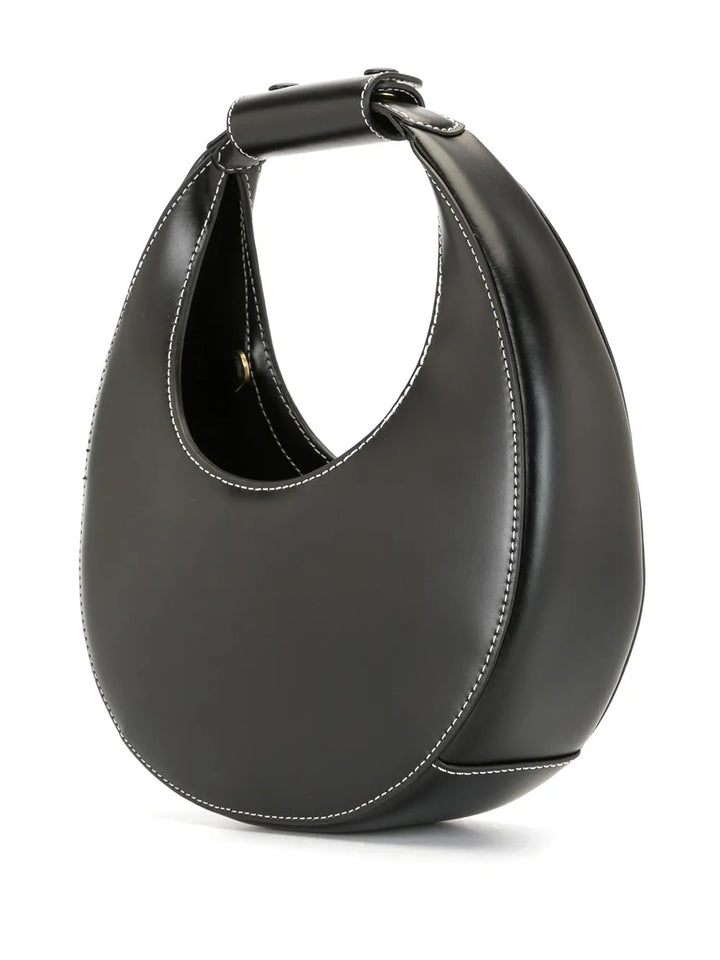 Staud Mini Moon Leather Shoulder Bag — Same as shown — Size One Size — Back View