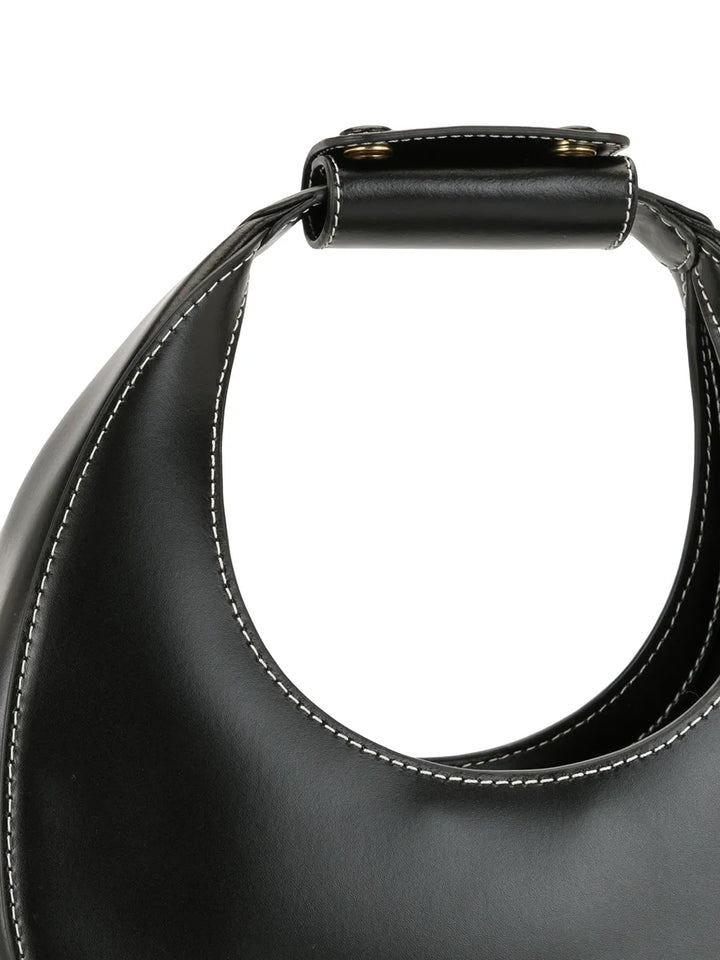 Staud Mini Moon Leather Shoulder Bag — Same as shown — Size One Size — Top View
