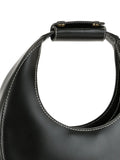 Staud Mini Moon Leather Shoulder Bag — Same as shown — Size One Size — Top View