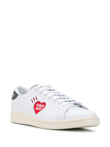 adidas X Human Made Stan Smith Sneakers — White/Black/Red — Size US M 11.5 - US W 13 — Top View