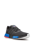 adidas Nmd_R1 Black/Red/Blue Sneakers — Core-Black/Lush-Blue — Size US M 4.5 - US W 6 — Side View