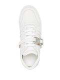 1017 Alyx 9Sm Signature Buckle Sneakers — White — Size US M 3.5 - US W 5 — Top View