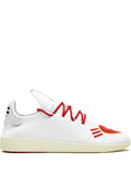 adidas X Pharrell Williams Tennis Hu Human Made Sneakers — White/Scarlet Red — Size US M 10 - US W 11.5 — Front View