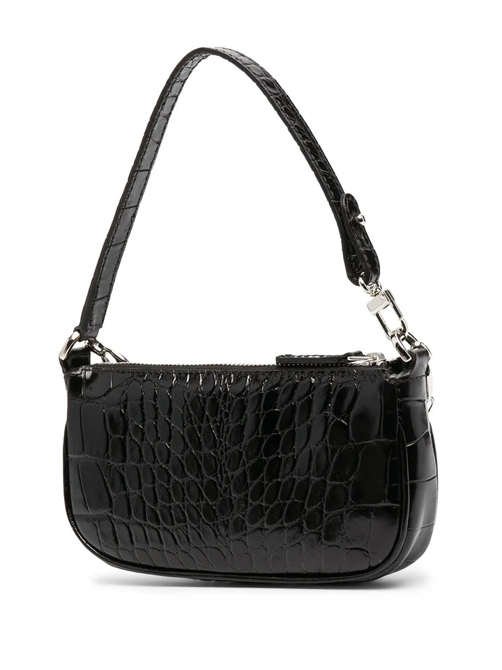 By Far Crocodile Embossed Shoulder Bag — Same as shown — Size One Size — Top View