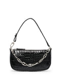 By Far Crocodile Embossed Shoulder Bag — Same as shown — Size One Size — Front View