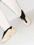 adidas Yeezy 700 V3 Safflower Sneakers — Creamy Beige/Yellow — Size US M 9 - US W 10.5 — Detail View