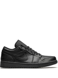 Air Jordan 1 Low Triple Black Sneakers — Same as shown — Size US M 10.5 - US W 12 — Front View