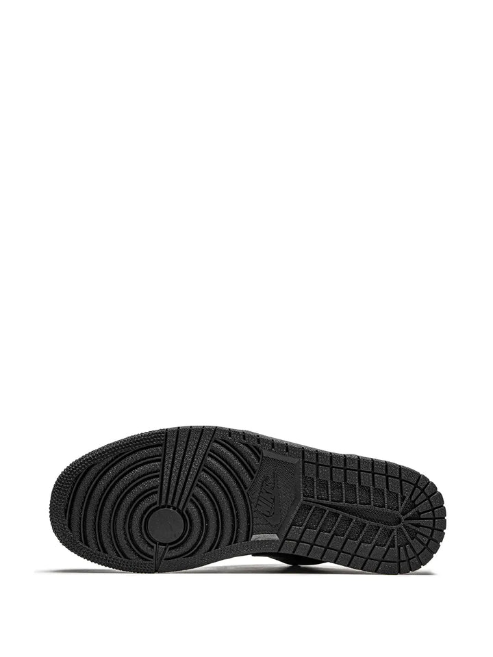 Air Jordan 1 Low Triple Black Sneakers — Same as shown — Size US M 10.5 - US W 12 — Top View