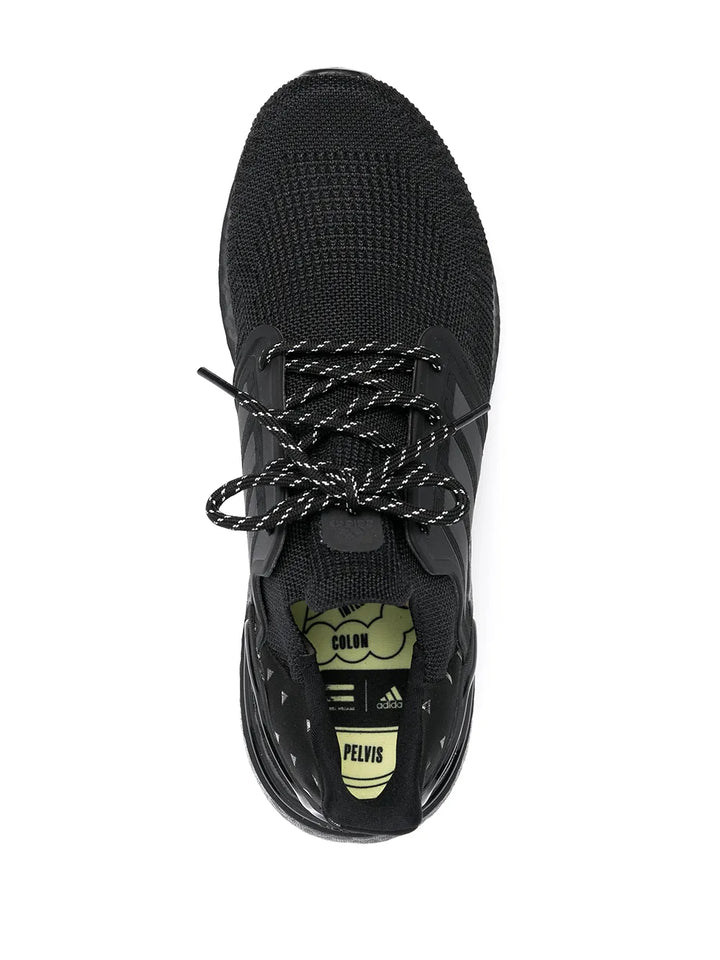 adidas X Pharrell Williams Ultraboost 20 Low-Top Sneakers — Black — Size US M 10 - US W 11.5 — Top View
