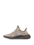 adidas Yeezy Boost 350 V2 Ash Stone Sneakers — Almond Beige/Coral Pink — Size US M 9 - US W 10.5 — Top View