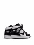 Air Jordan 1 Mid All-Star 2021 Sneakers — Black/White — Size US M 9.5 - US W 11 — Back View