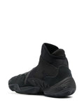 adidas X Pharrell Williams Triple Black High-Top Sneakers — Black — Size US M 10 - US W 11.5 — Back View