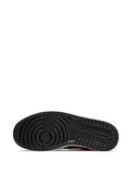 Air Jordan 1 Mid Chile Red Sneakers — Black/White — Size US M 11.5 - US W 13 — Top View