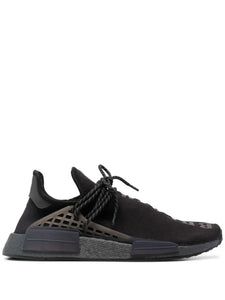 adidas X Pharrell Nmd Hu Black Future Sneakers — Black — Size US M 6 - US W 7.5 — Front View