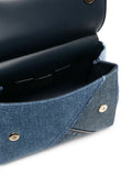 Dolce Gabbana Small Sicily Patchwork Denim Shoulder Bag — Same as shown — Size One Size — Detail View