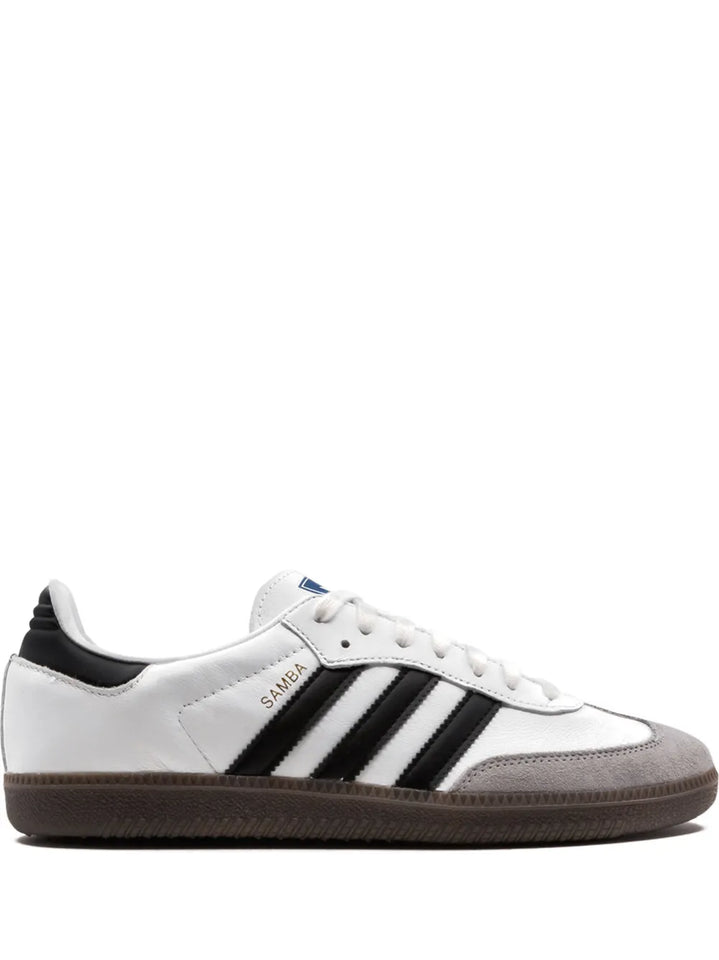 adidas Samba Og Cloud White/Core Black/Clear Granite Sneakers — Cloud White/Core Black/Clear Granite — Size US M 9.5 - US W 11 — Front View
