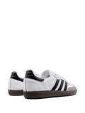 adidas Samba Og Cloud White/Core Black/Clear Granite Sneakers — Cloud White/Core Black/Clear Granite — Size US M 9.5 - US W 11 — Back View