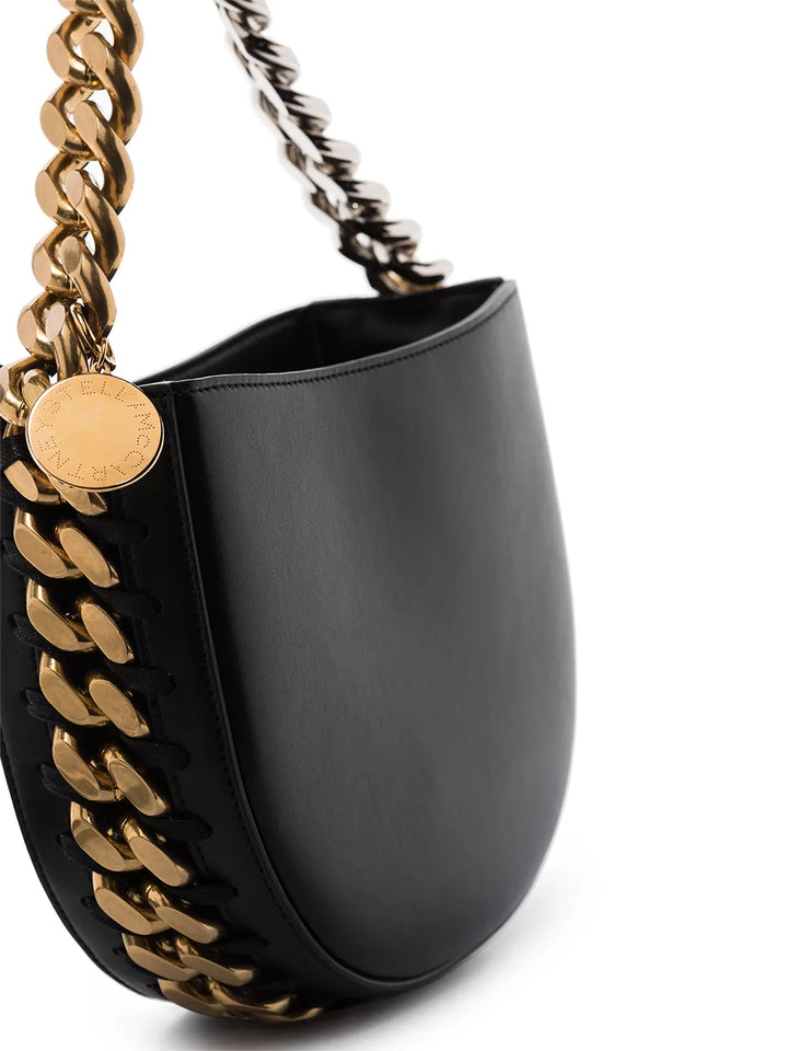 Stella Mccartney Frayme Faux Leather Shoulder Bag — Same as shown — Size One Size — Detail View