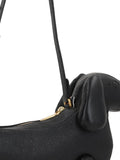 Thom Browne Hector Pebbled Leather Shoulder Bag — Same as shown — Size One Size — Top View