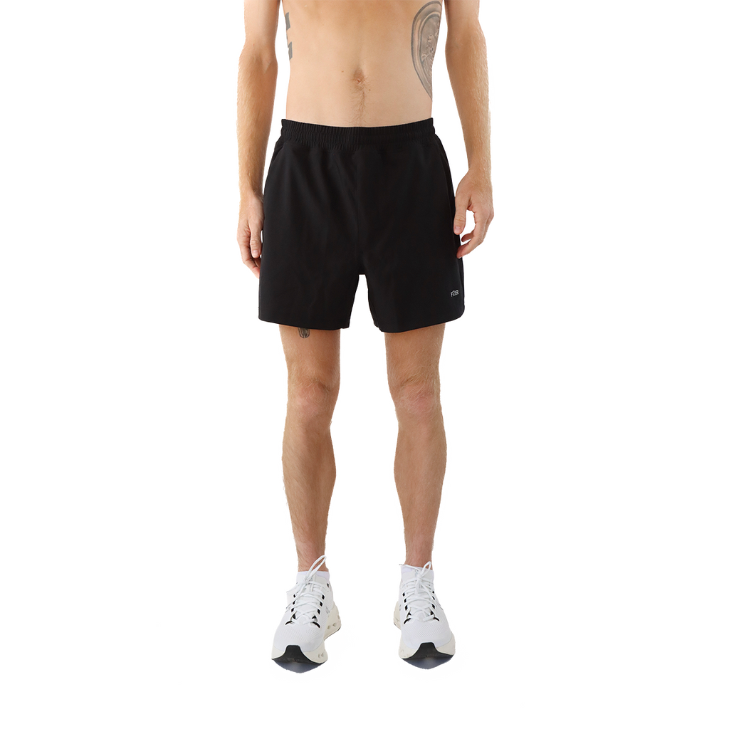 F2R Mens Lightstreme 5" Short — Black — Size Small — Front View