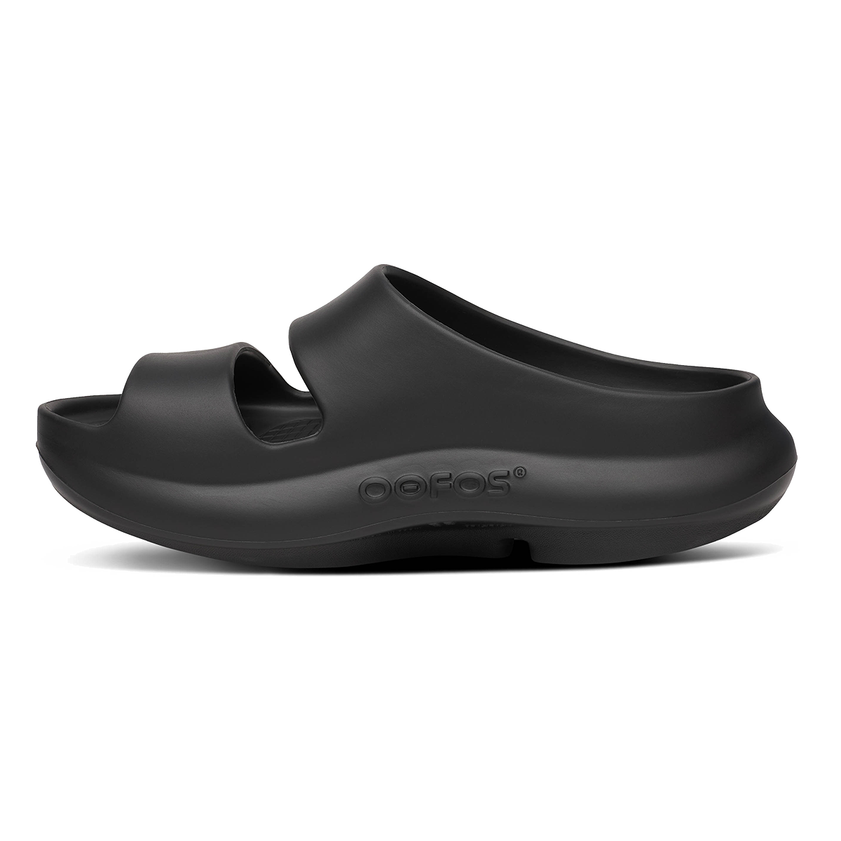 Oofos OOyea — Black — Size D — Width 3 M / 5 W — Lifestyle View