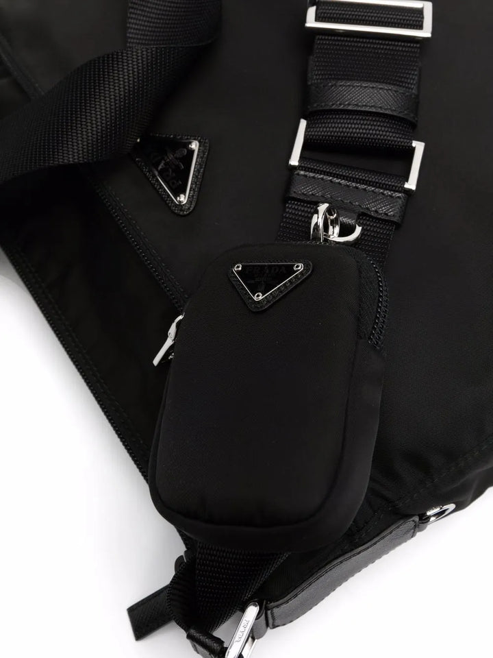 Prada Triangle Logo Shoulder Bag — Same as shown — Size One Size — Top View