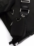 Prada Triangle Logo Shoulder Bag — Same as shown — Size One Size — Top View