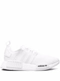 adidas Nmd_R1 Lace-Up Sneakers — White — Size US M 4.5 - US W 6 — Front View