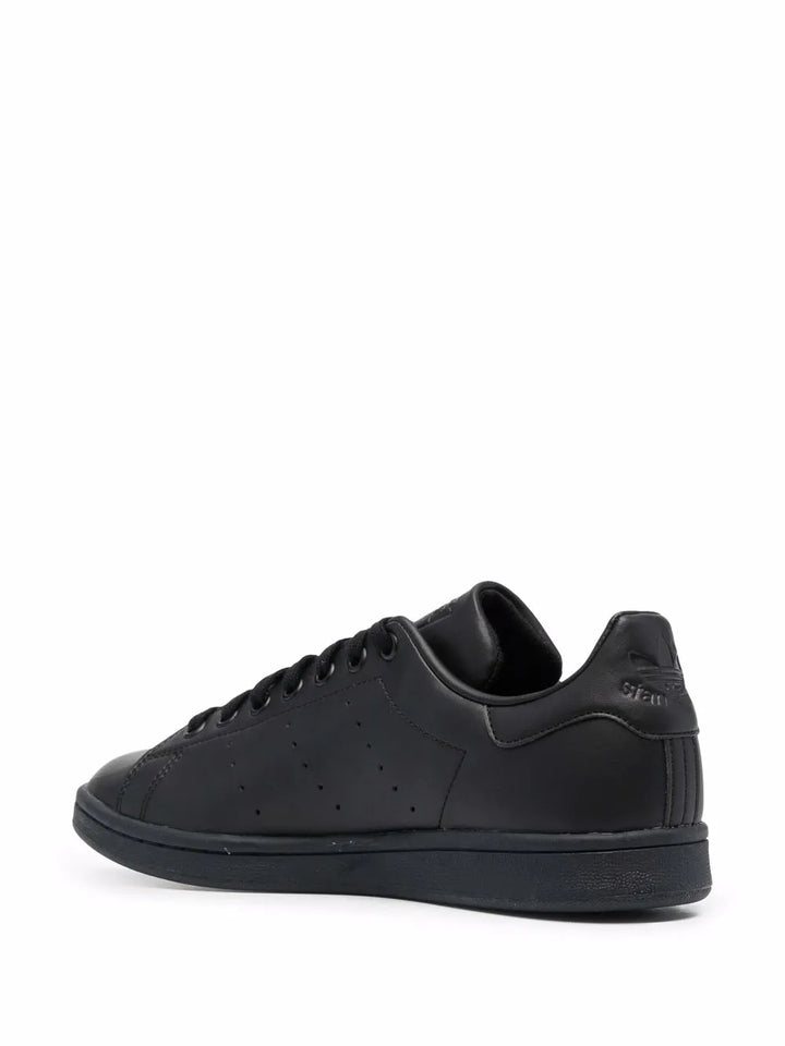 adidas Leather Low-Top Sneakers — Core Black — Size US M 10 - US W 11.5 — Back View