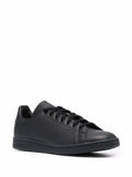 adidas Leather Low-Top Sneakers — Core Black — Size US M 10 - US W 11.5 — Side View