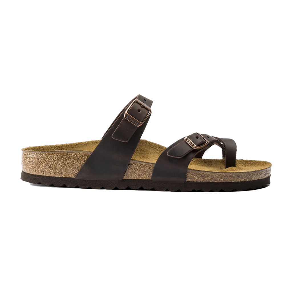 Birkenstock Mayari Oiled Leather — Black — Size B — Width 40 — Lifestyle View