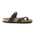 Birkenstock Mayari Oiled Leather — Black — Size B — Width 40 — Front View
