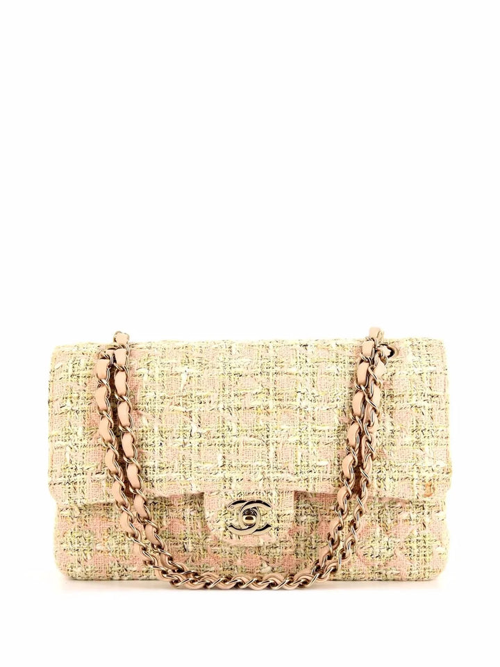 Chanel Pre Owned 2006 Tweed Cc Logo Shoulder Bag — Same as shown — Size One Size — Front View