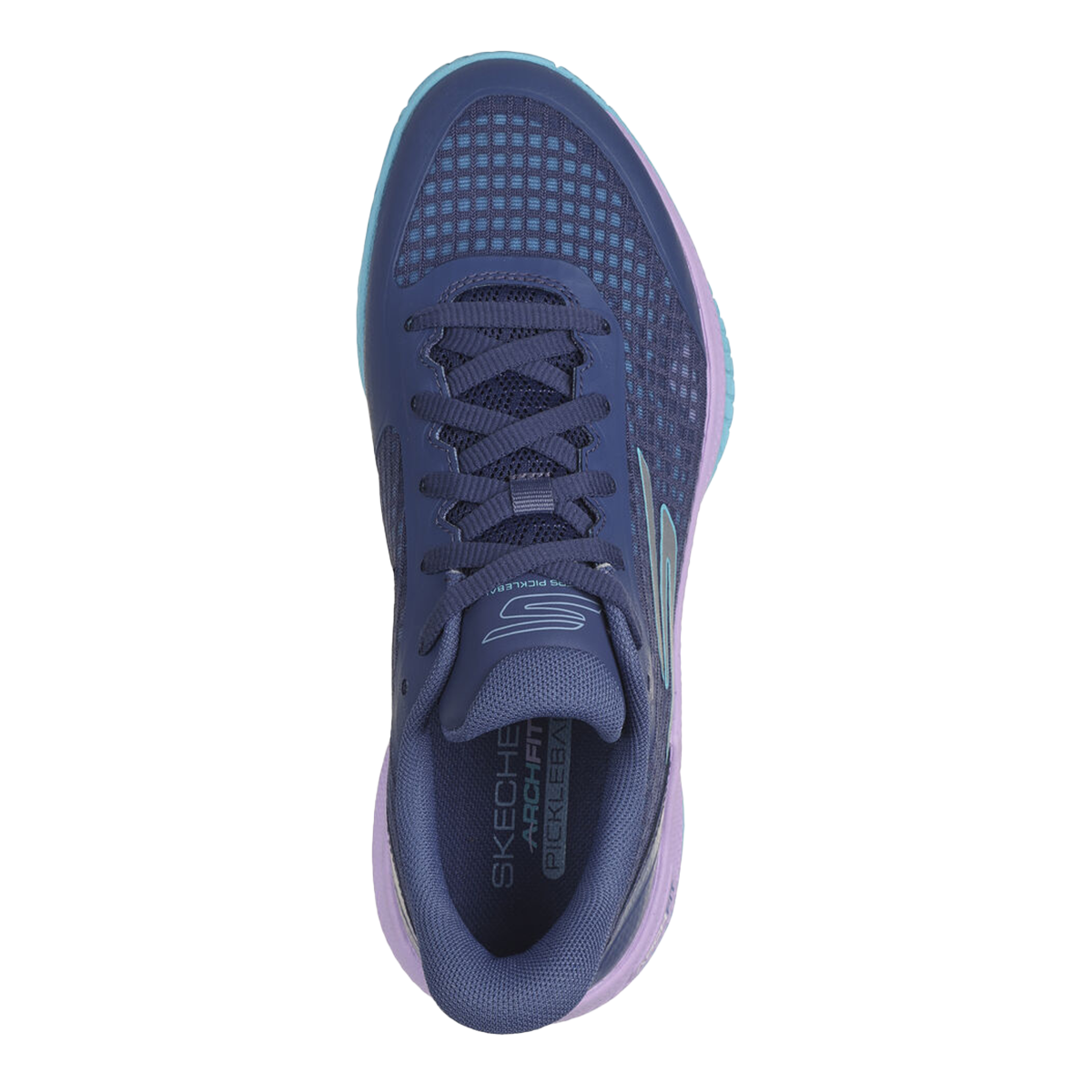 Skechers Viper Court Pro — Black - Blue — Size B — Width 6 — Alternate View 10