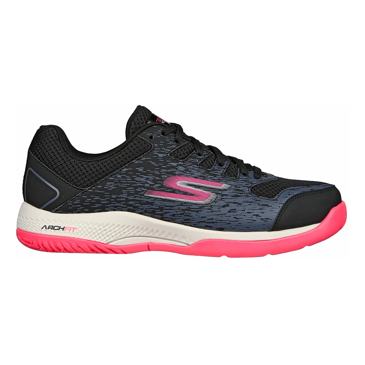 Skechers Viper Court — Grey - Purple — Size B — Width 6.5 — Alternate View 8