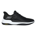 Skechers Viper Court Elite — Black - White — Size B — Width 6.5 — Front View