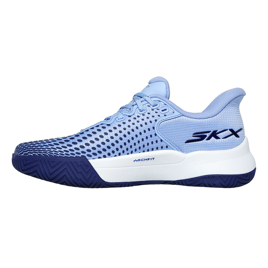 Skechers Viper Court Elite — Black - White — Size B — Width 6.5 — Lifestyle View