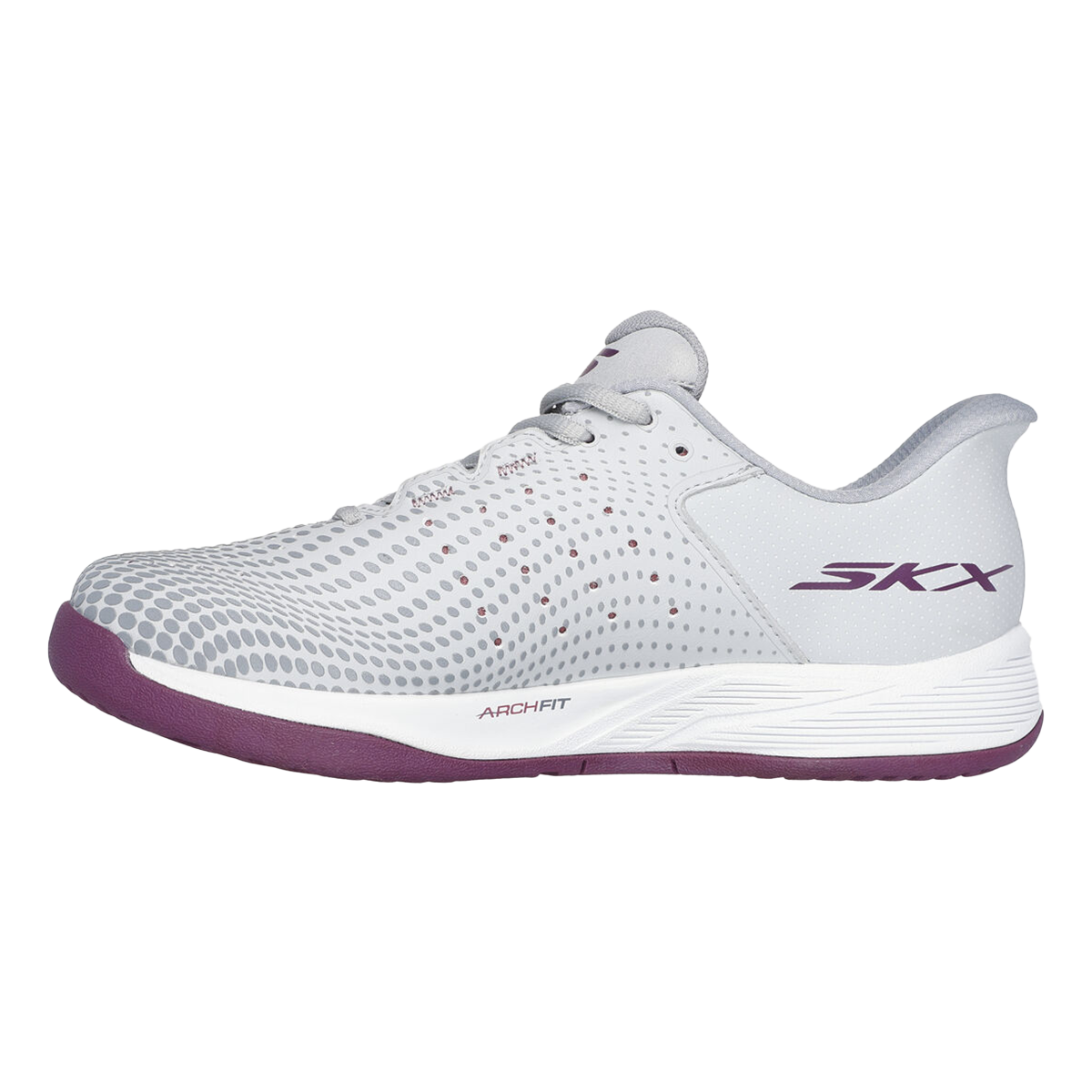 Skechers Viper Court Reload — Blue Synthetic - White Trim — Size B — Width 6 — Top View
