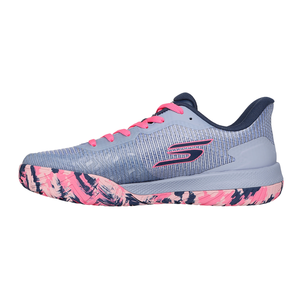 Skechers Viper Court Pro 2.0 — Grey — Size B — Width 7 — Side View