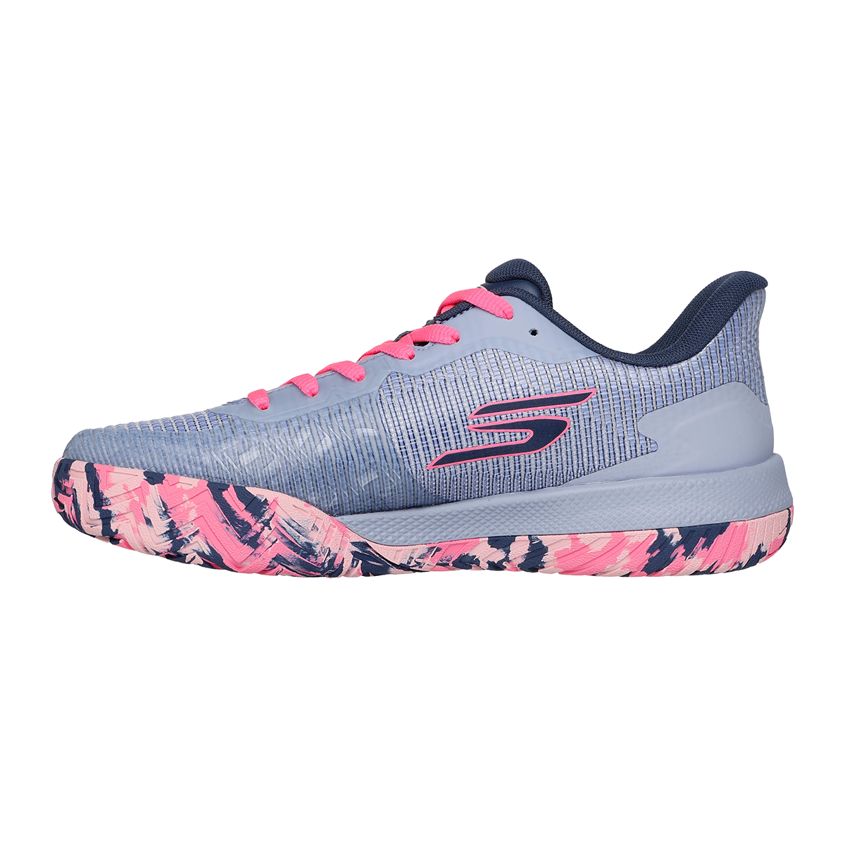 Skechers Viper Court Pro 2.0 — Grey — Size B — Width 7 — Side View