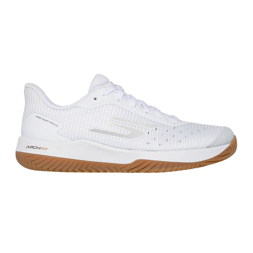 Skechers Viper Court Pro 2.0 — Grey — Size B — Width 7 — Back View