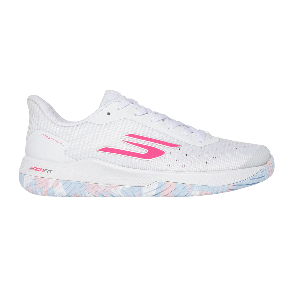 Skechers Viper Court Pro 2.0 — Grey — Size B — Width 7 — Detail View