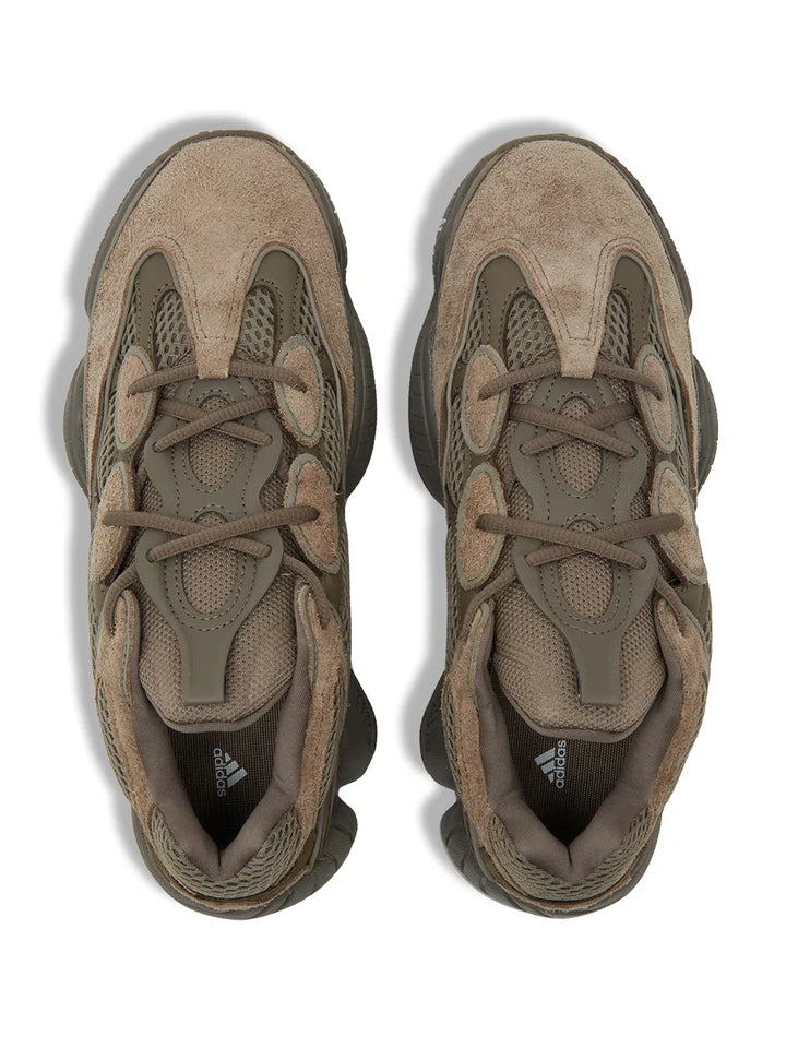 adidas Yeezy 500 Clay Brown Sneakers — Clay Brown — Size US M 6 - US W 7.5 — Back View