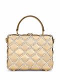 Dolce Gabbana Dolce Box Rhinestone Embellished Top Handle Bag — Same as shown — Size One Size — Side View