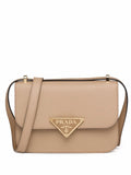 Prada Saffiano Leather Shoulder Bag — Same as shown — Size One Size — Front View
