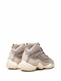 adidas Yeezy 500 High Mist Sneakers — Mist Stone Grey — Size US M 6 - US W 7.5 — Back View