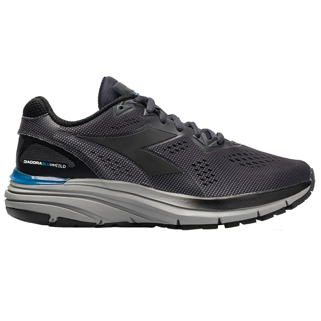 Diadora Mythos Blushield 3 — Frost Gray - Nine Iron — Size B — Width 6 — Detail View