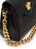 Versace La Medusa Leather Hand Bag — Same as shown — Size One Size — Detail View