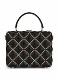 Dolce Gabbana Dolce Box Rhinestone Embellished Top Handle Bag — Same as shown — Size One Size — Back View