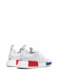 adidas Nmd_R1 White/White/Blue Sneakers — White — Size US M 4.5 - US W 6 — Back View